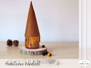 Read more about the article Herbst DIY: Beleuchtetes Wichtelhaus basteln